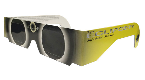 Sonnenfinsternisbrille (Sofi Brille) aus Pappe